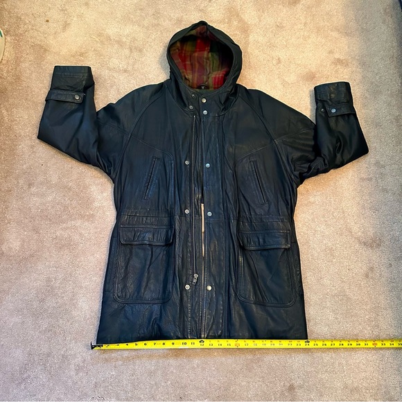 IOU Leather Collection Men’s Coat - Picture 5 of 13